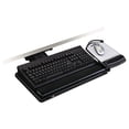 thumbnail image 1 of 3M Positive Locking Keyboard Tray, Highly Adjustable Platform, 17 3/4" Track, Black, 1 of 2