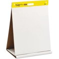 3M Postit 563R Self Stick Tabletop Easel Unruled Pad, 20 x 23, White