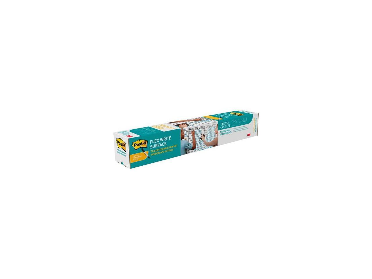 Post-it Dry Erase Surface DEF6X4, 6 x 4' Roll with Cleaning Cloth
