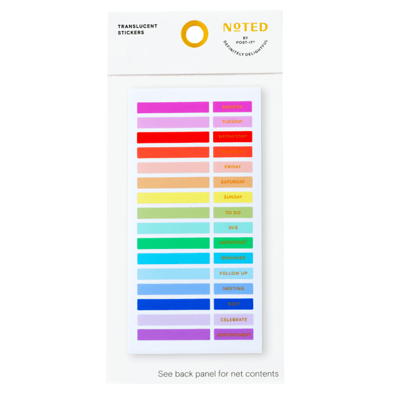 3M Post-it Translucent Sticke