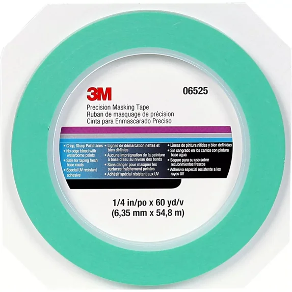 ? 3M Precision Masking Tape, 06525, 1/4" X 60Yds ?