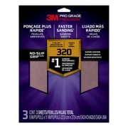 3M SandBlaster Advanced Sanding Sheets, 150 Grit, No-Slip Grip Backing, 9 x 11 Inch, 4 Sheets Pack Wood, Metal, Drywall Sandpaper