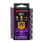 3M Pro Grade Precision Sanding Block, Drywall Sponge, 2.5 in x 4.5 in x 1 in, 320 Grit, Extra Fine, 1 Sponge