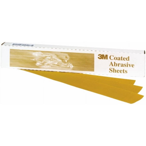 3M Production Pre-Cut 216U Gold Sheets P150 Grade Grit Resinite Sheet 02554