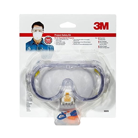 3m project safety kit with valved respirator, project h1dc-ps