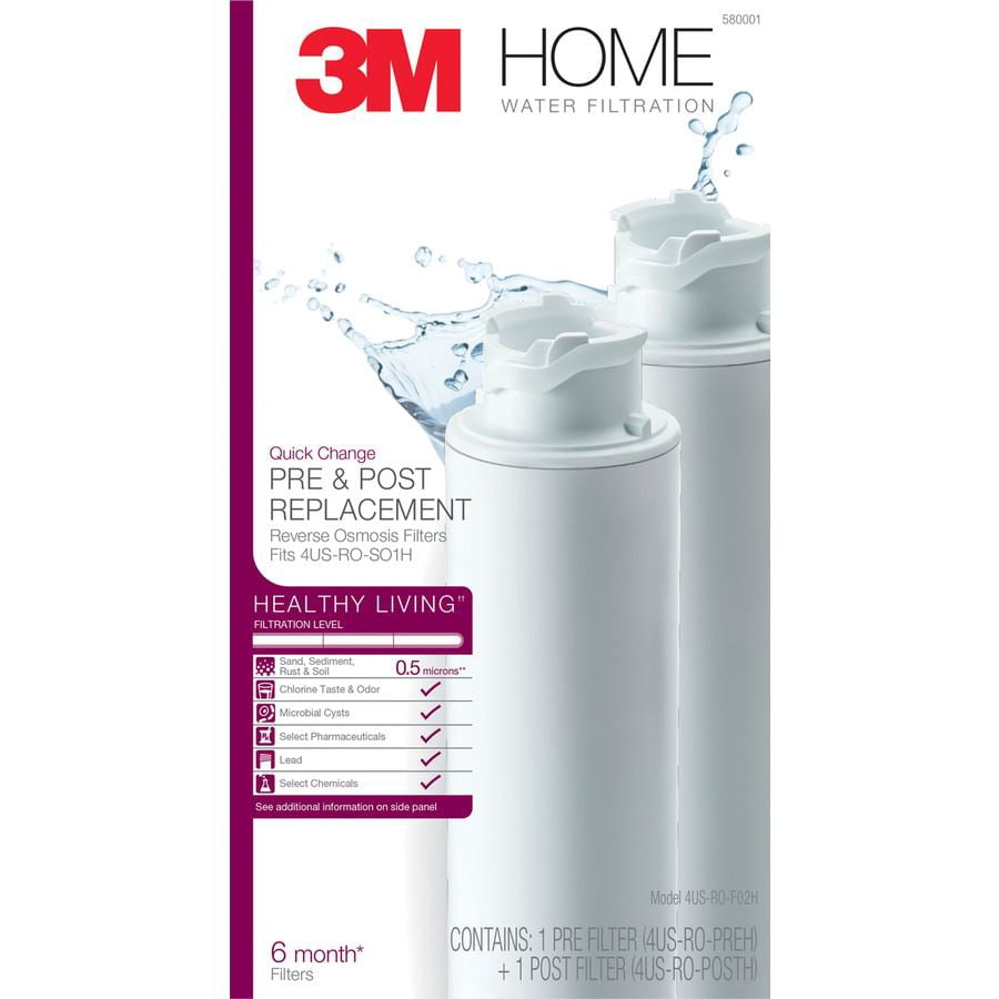 3M Quick Change RO Under Sink Pre/Post Filters (4US-RO-F02H)