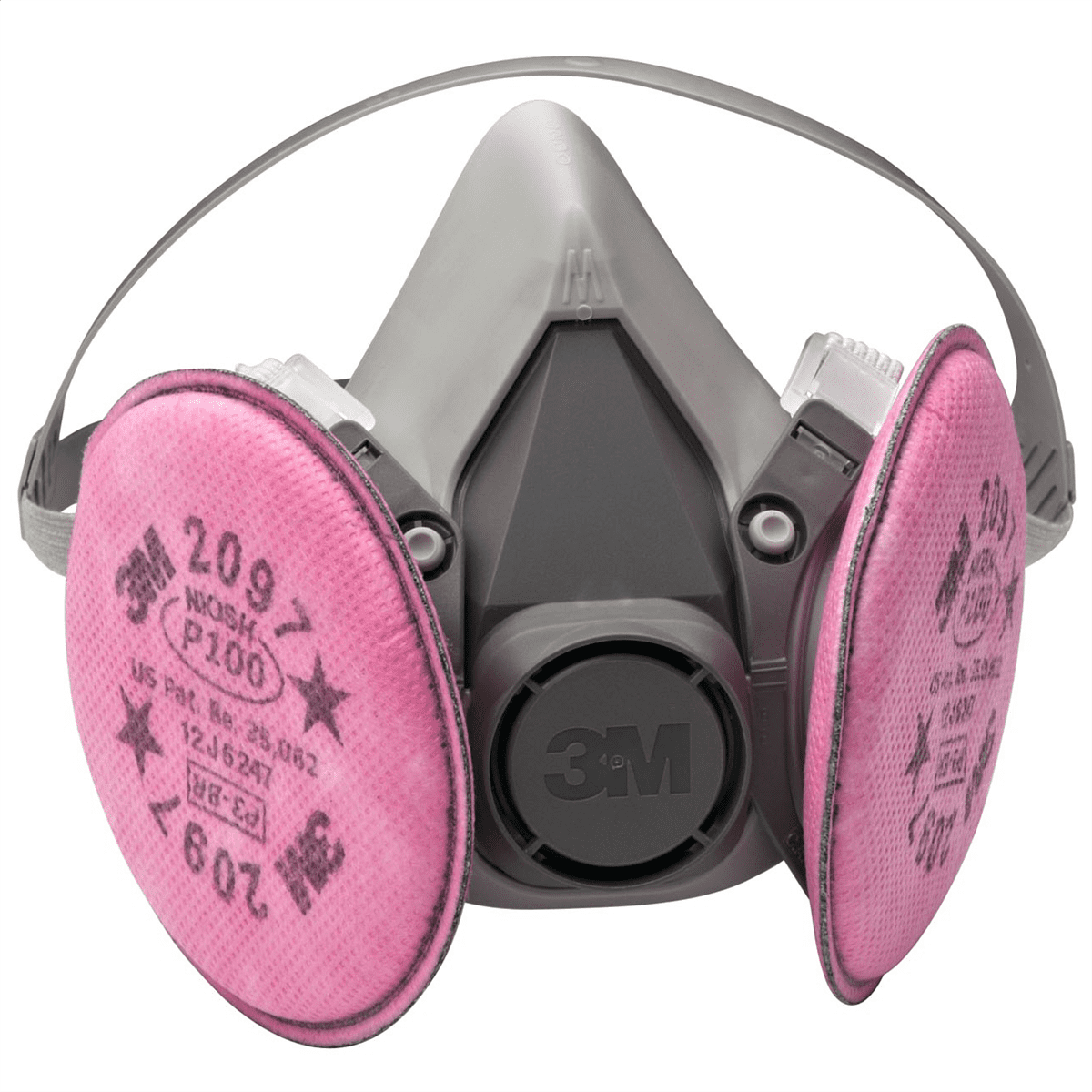 3M RESPIRATOR HALF MASK P100 MEDIUM - Walmart.com