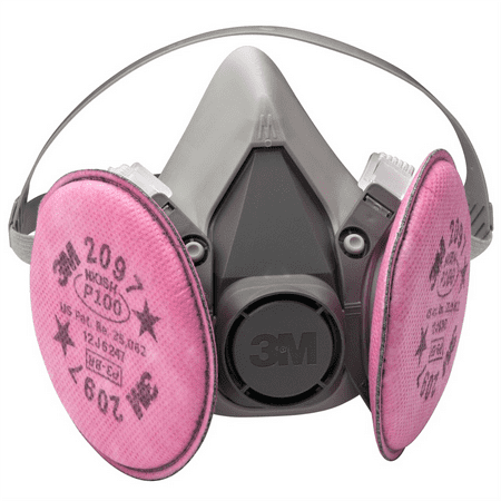 RESPIRATOR HALF MASK P100 MEDIUM