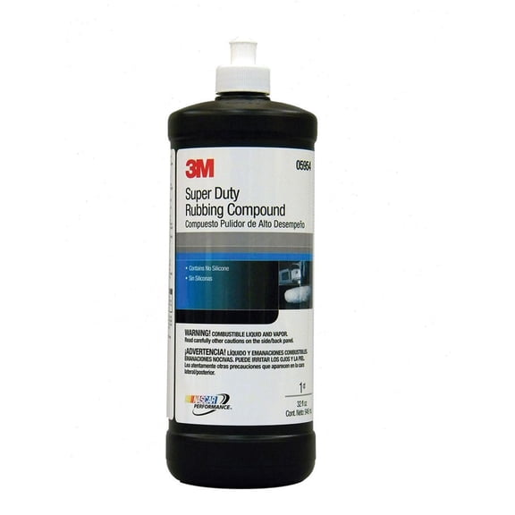 3M Super Duty Rubbing Automotive Polishes, 1 Quart
