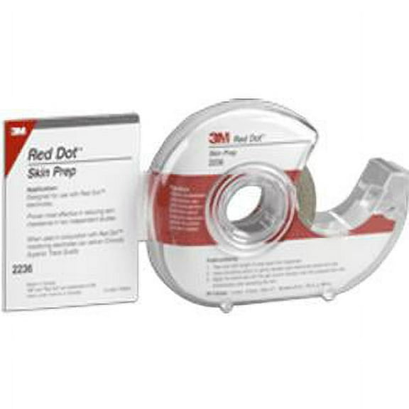 3M Red Dot Trace Prep with Dispenser 3/4'' x 196'', Fewer alarms