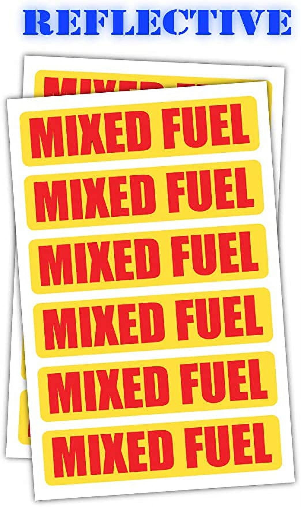 3M Reflective Diesel ONLY Gasoline ONLY Mixed Fuel ONLY Automotive Fuel Decals Stickers