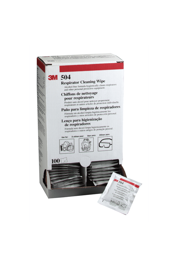 ? Respirator Cleaning Wipe 504/07065(AAD), 500 EA/Case