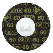 3M Roloc Disc 361F, 60 YF-weight, TR, 2 in, Die R200P, 50 per inner, 200 per case