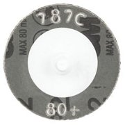 3M Roloc Fibre Disc 787C, 80+, TR, 2 in, Die R200P, 50 per inner, 200 per case