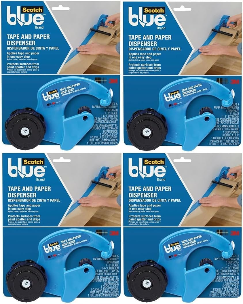 3M SCOTCHBLUE Tape and Paper Dispenser 00051131774087 4/Each