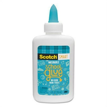 3M SG1 No Run Washable School Glue, 4 oz