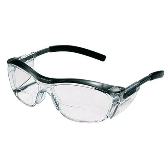 3M Safety Readers Black Frame 1 pc. Clear Lens