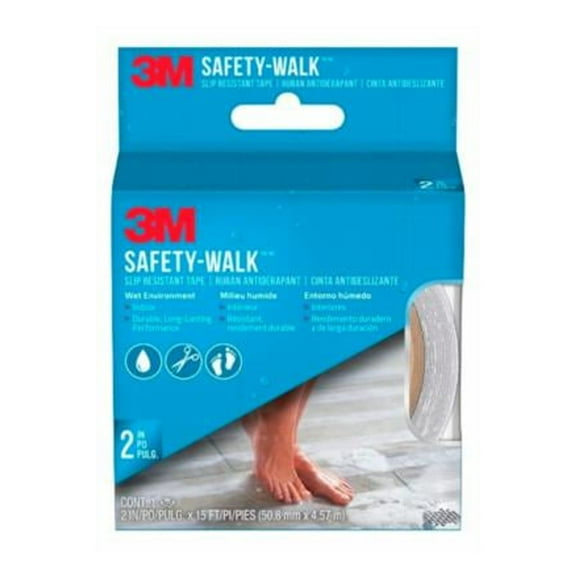 3M Safety-Walk 7641NA Tread Tape, 180 in L, 2 in W, Clear