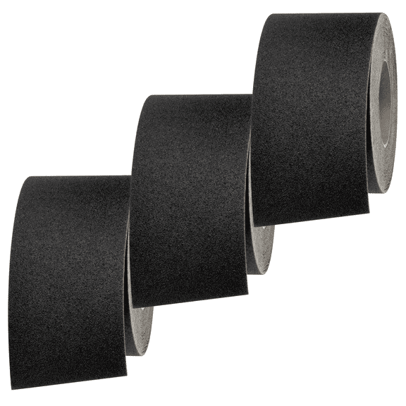 3M Safety-Walk Slip-Resistant Tape: 4 in. x 60 ft. (Black) [3-pack]