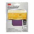 thumbnail image 1 of 3M SandBlaster 1/4 Clip-On Palm Sanding Sheets, 4.5-Inch x 5.5-Inch, 180 grit, 4 Sheets, 9662SB-ES, 1 of 2