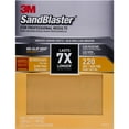 3M SandBlaster 9"x 11" 200 Grit Coarse Sandpaper, 4 Count