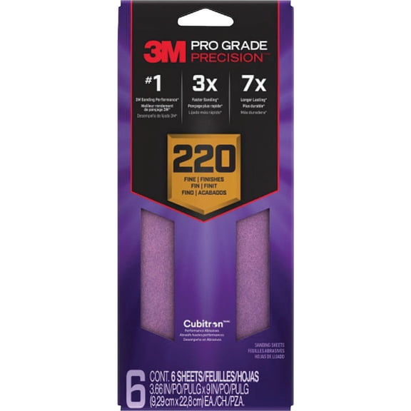 3M SandBlaster No Slip Grip Backing Sandpaper