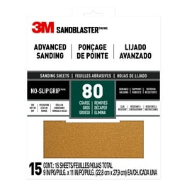 Amazon.com: 3M Sandpaper, 180 Grit, 5 Sheets, 9 in x 11 in