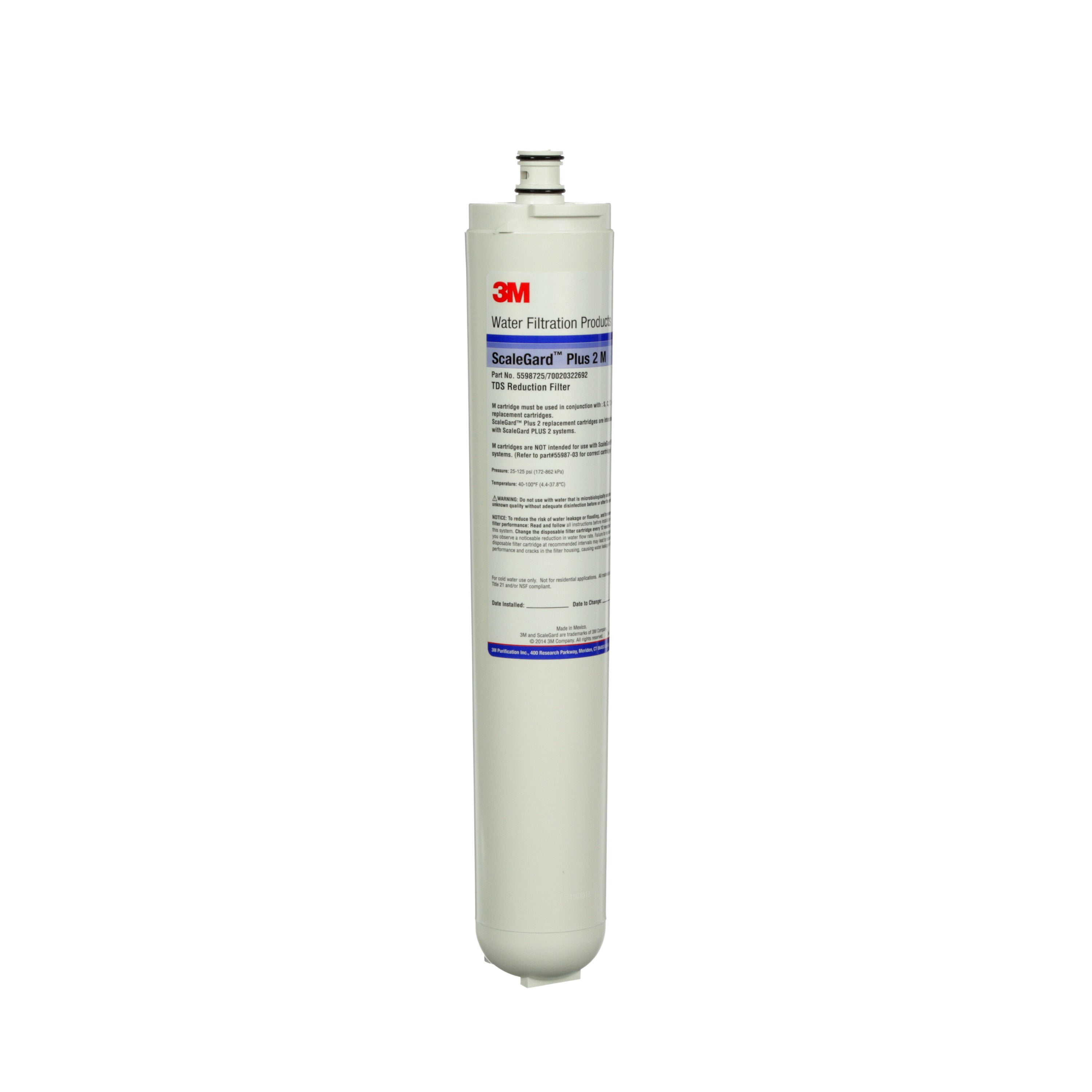 3M ScaleGard TFC Reverse Osmosis Membrane Filter Cartridge 5598725, 4 Per Case