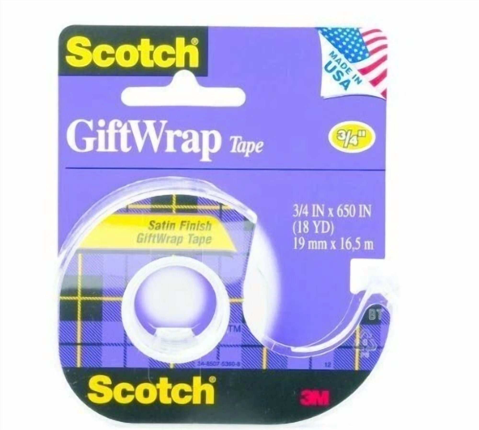 3M Scotch 15-H Clear Office Tape - 3/4 In Width - 79816 [Price Is Per Roll]