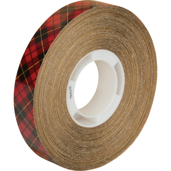 3M Scotch 969 ATG Permanent Hi-Tac Premium Adhesive Transfer Tape, 1/2" x 18 yd Roll