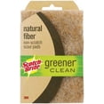 thumbnail image 1 of 3M Scotch-Brite 97223 Greener Clean Natural Fiber Non-Scratch Scour Pad, 2-Pack, 1 of 2