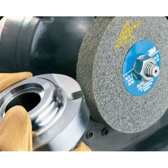 3M Scotch-Brite EXL Deburring Wheel 8"" x 1"" x 3"" Silicon Carbide 8S MED