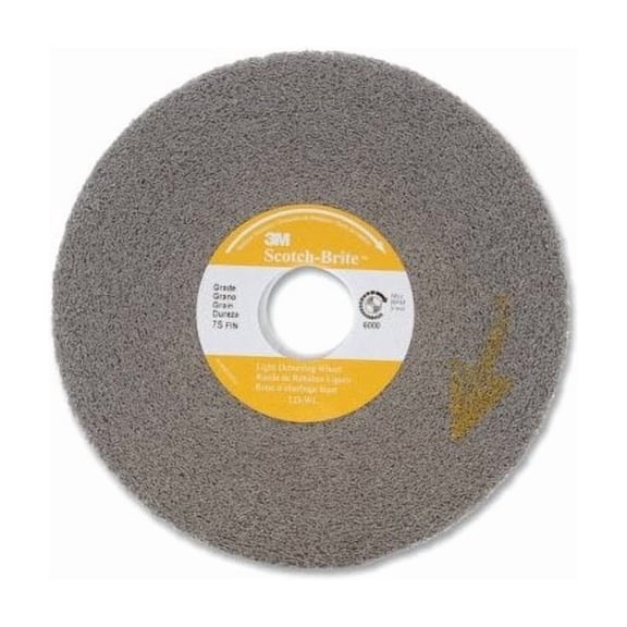 Deburring Wheel, 6 in x 1 in, Super Fine, Silicon Carbide, 6000 rpm