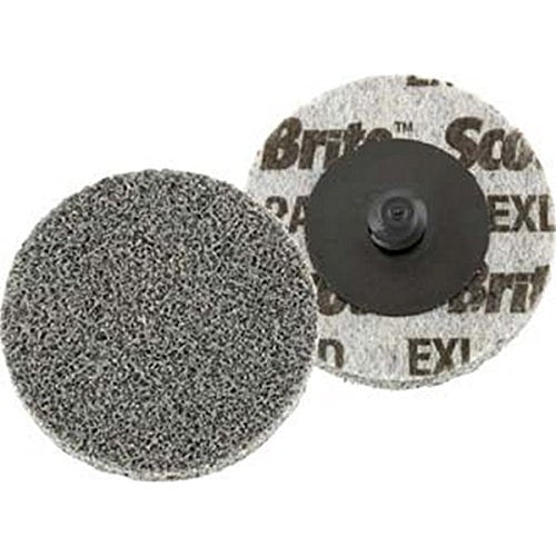 Scotch-Brite Roloc EXL Unitized Wheel TR, 2 in x NH 2S FIN, 15 per carton