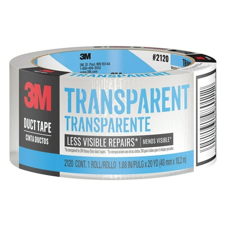 3M Scotch Duct Tape, Transparent