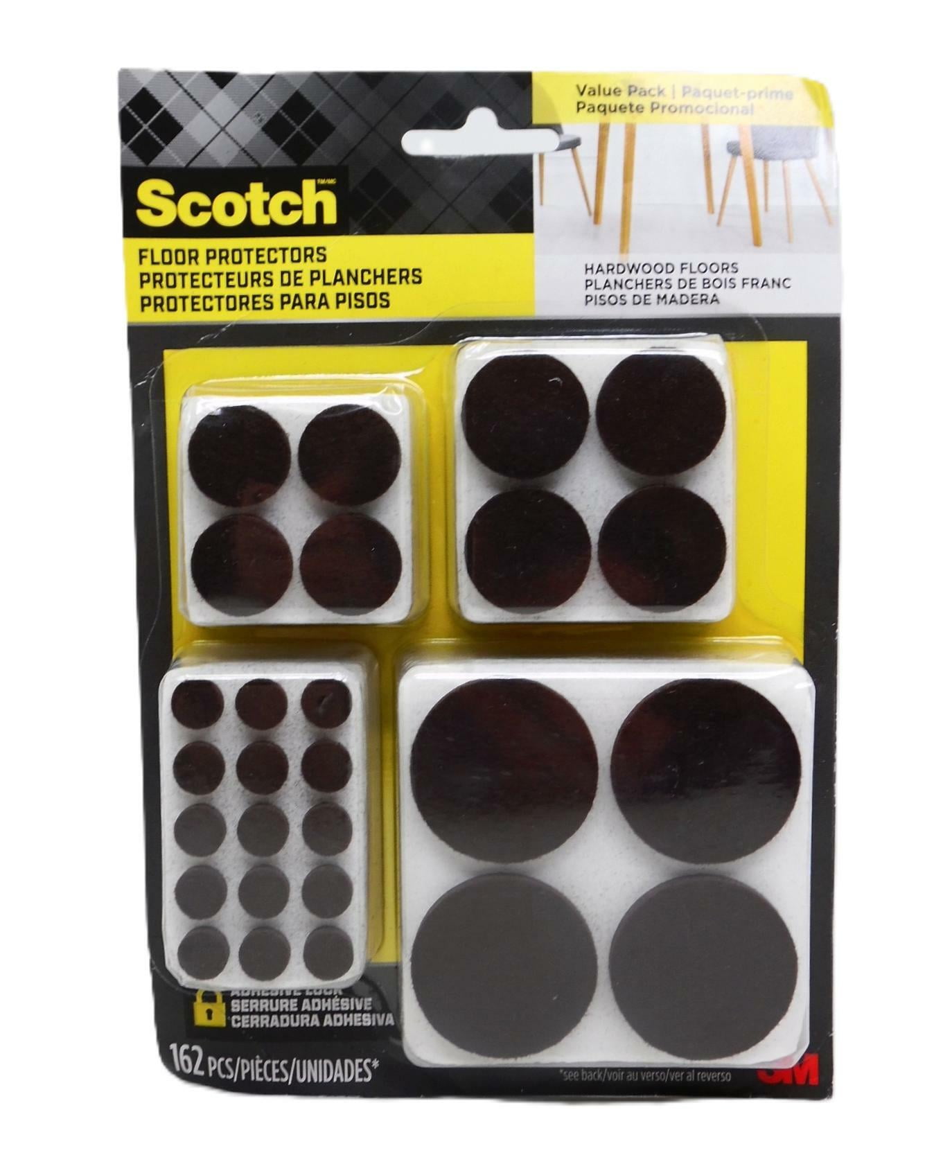 Scotch 162-Pack Brown Felt Furniture Pads