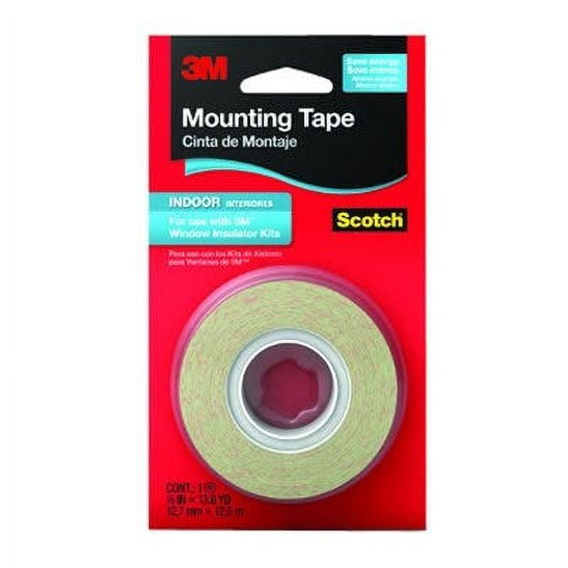 3M Scotch Interior Window Film Mounting Tape, 1/2 x 500In. 1 Pack