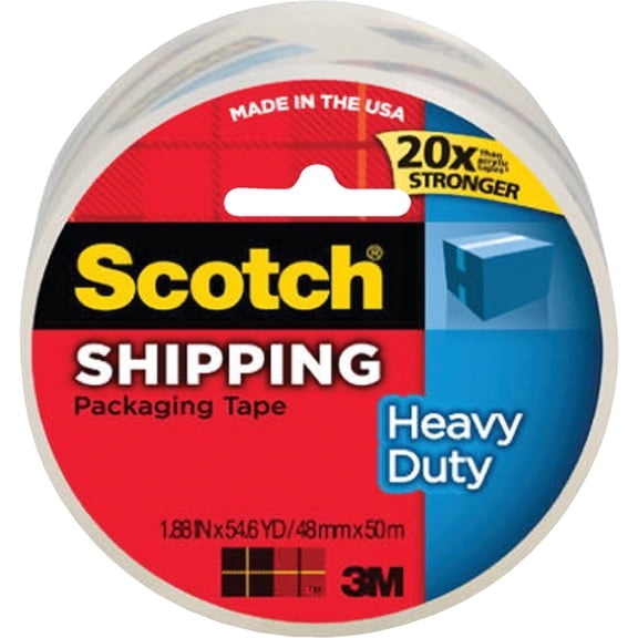 3M Scotch Packaging Tape - Pack of 12