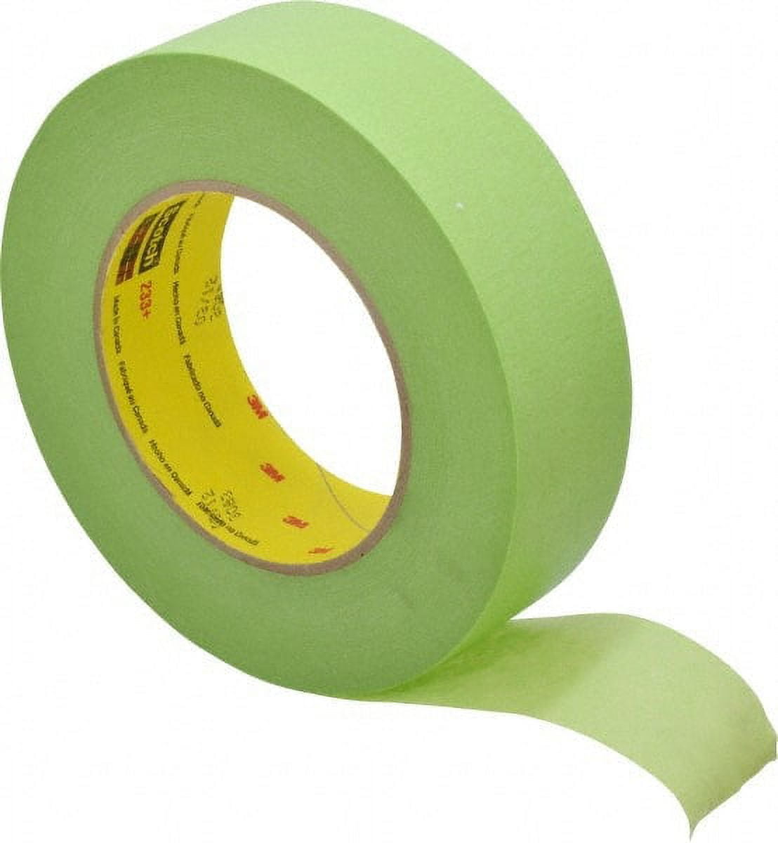 3M Scotch Performance Green Masking Tape 233+, 1-1/2" Wide x 180' Long Roll