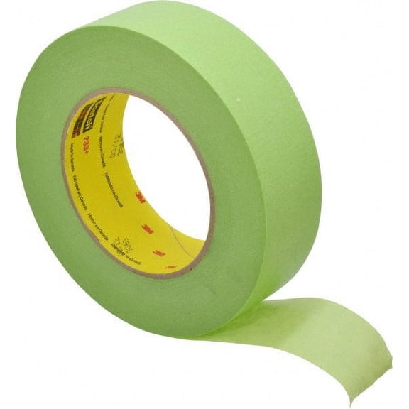 3M Scotch Performance Green Masking Tape 233+, 1-1/2" Wide x 180' Long Roll