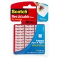 thumbnail image 1 of 3M Scotch Reusable Mounting Tabs, 1 in x 1 in, 18/Pkg., 1 of 7