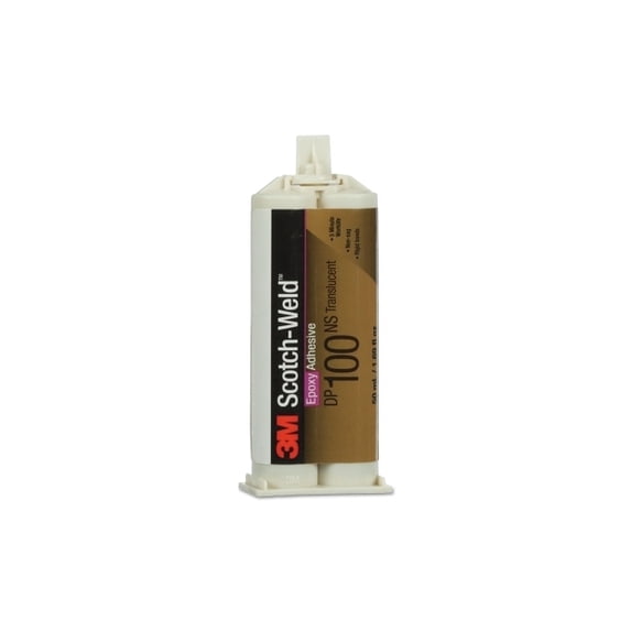Scotch-Weld™ Two-Part Epoxy Adhesive, DP100, 1.7 oz, Dou-Pak, Clear