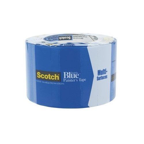 3M ScotchBlue 2090 Painters Masking Tape, 60 yds Length x 3" Width Pack of 12