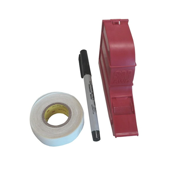 3M - SWD - 3M SWD Write-on Tape with Dispenser Marker Size 3-4 x 1-3-8