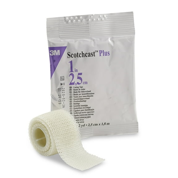3M Scotchcast Plus Cast Tape 1 X 72 Inch White 82001, 1 Ct