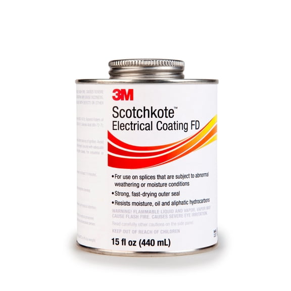 3M Scotchkote Electrical Coating FD, 15 oz. can, suitable for use for direct burial and moisture protection