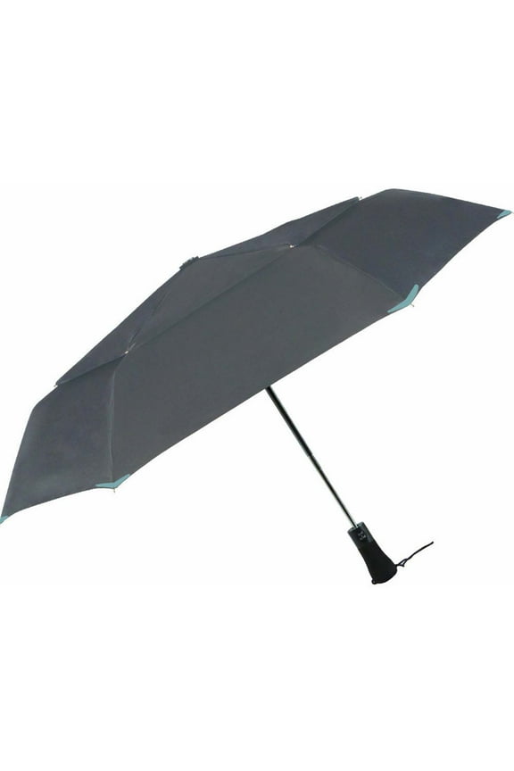 3M Scotchlite Reflective Automatic 3 Folding 43" Windproof Sun Rain Umbrella, Charcoal