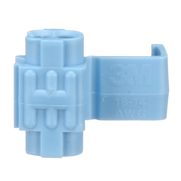3M Scotchlok Electrical IDC 560-POUCH, Light Blue, 1816 AWG (solid/stranded), 14 AWG (stranded), 100 per pouch, 1000/Case