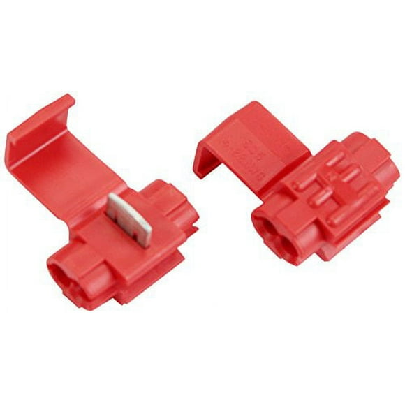 3M Scotchlok Electrical IDC 905-BOX, Double Run or Tap, Low Voltage (Automotive) Applications, Red, 22-18 AWG (Tap), 18-14 AWG (Run), 50 per carton