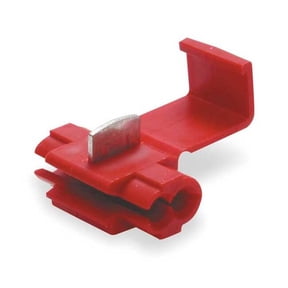 3M Scotchlok Electrical IDC 905-BOX, Double Run or Tap, Low Voltage Automotive Applications, Red, 22-18 AWG Tap, 18-14 AWG Run, 50 per carton